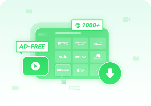 1000以上の動画配信サイトからダウンロード